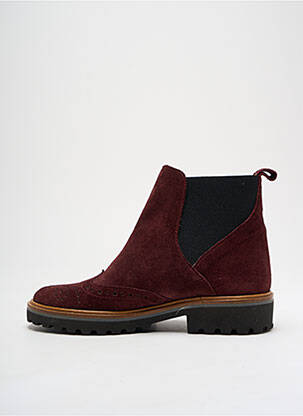 Botine/ghete nubuc toc plat până la 3 cm violet BRAKO femeie
