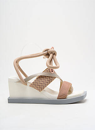 Sandale/Pantofi decupați bej UNITED NUDE femeie