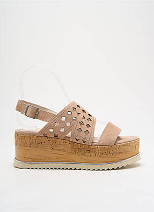 Sandale/Pantofi decupați bej GADEA femeie