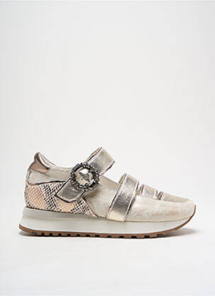 Sandale/Pantofi decupați auriu REGARD femeie