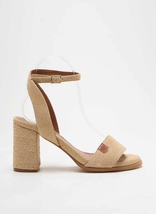 Sandale/Pantofi decupați bej POPA femeie