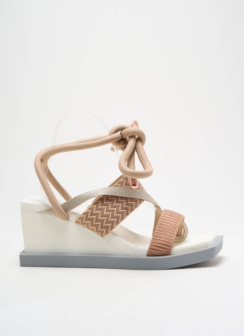 Sandale/Pantofi decupați bej UNITED NUDE femeie