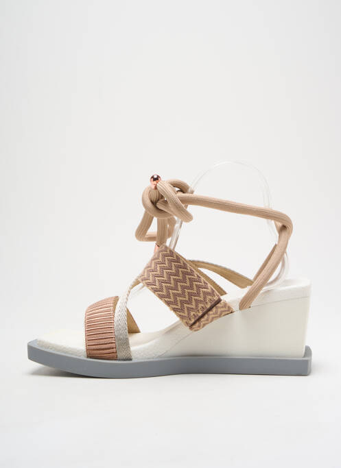 Sandale/Pantofi decupați bej UNITED NUDE femeie