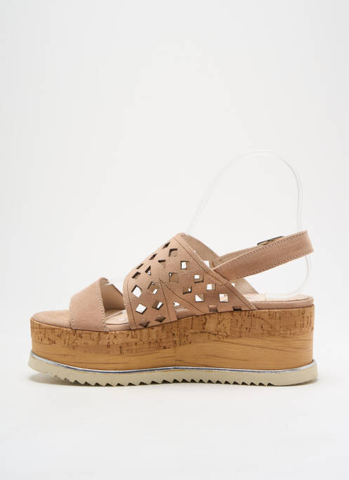 Sandale/Pantofi decupați bej GADEA femeie