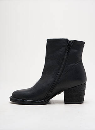 Botine/ghete material neted toc de 4 la 6 cm negru FLY LONDON femeie