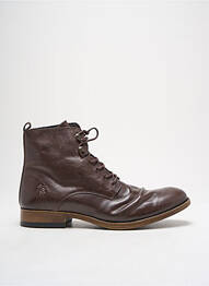 Botine/ghete material neted toc mic maro FLY LONDON bărbat