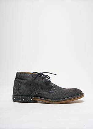 Botine/ghete nubuc toc mic gri FLY LONDON bărbat
