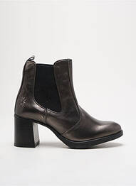 Botine/ghete material neted toc de 4 la 6 cm gri FLY LONDON femme