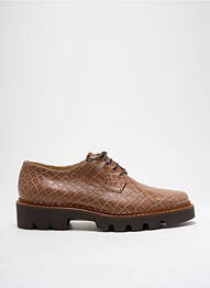 Derby-uri imprimare toc de 4 la 6 cm maro NEOSENS femme