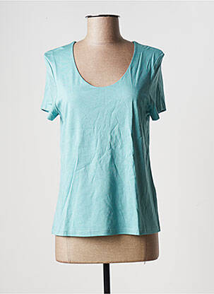 Tricou elasticitate mâneci scurte albastru LA FEE MARABOUTEE femeie