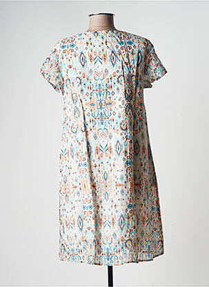 Rochie scurtă mâneci scurte mâneci scurte bej LA FEE MARABOUTEE femeie