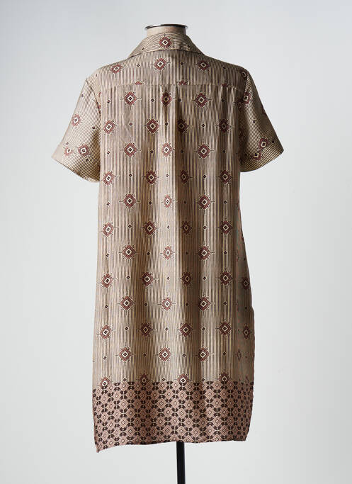 Rochie midi maro LA FEE MARABOUTEE femeie