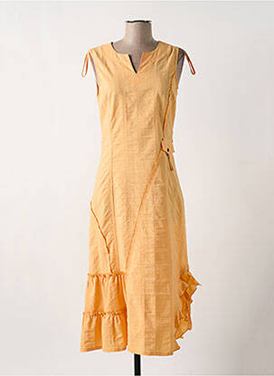 Rochie midi portocaliu FRED SABATIER femeie