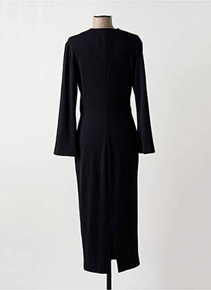 Rochie lungă mâneci lungi mâneci lungi negru HUG AN' CO femeie