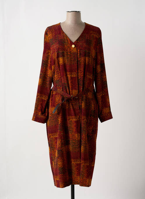 Rochie midi roșu MARCELLE GRIFFON femeie