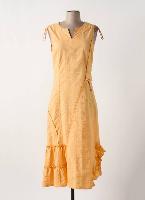 Rochie midi portocaliu FRED SABATIER femeie