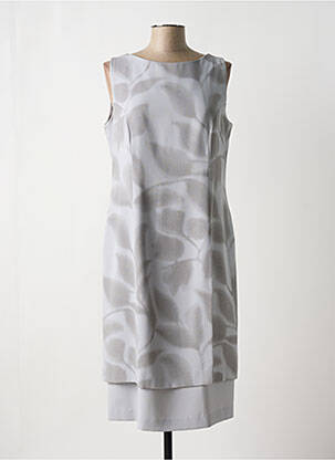 Rochie midi gri CARLOTTA femeie