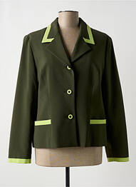 Sacou buzunare verde MARCELLE GRIFFON femeie