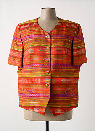 Jachete elegante portocaliu MARCELLE GRIFFON femeie