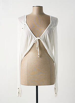 Vestă cu mâneci lungi alb FRED SABATIER femeie