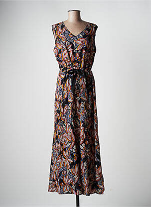 Rochie lungă maro LA FEE MARABOUTEE femeie