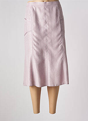 Fustă midi roz FRANCE RIVOIRE femeie