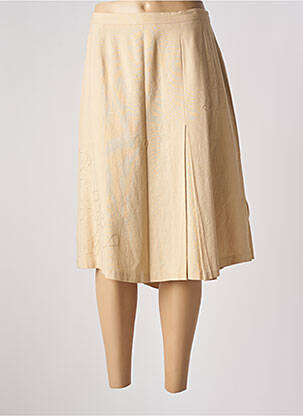 Fustă midi bej GRIFFON femeie