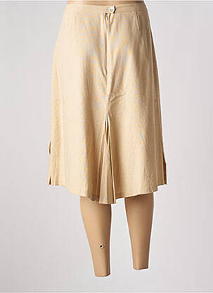 Fustă midi mărime normală bej GRIFFON femeie