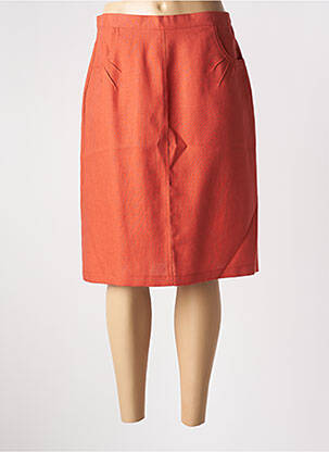 Fustă midi portocaliu QUATTRO femeie