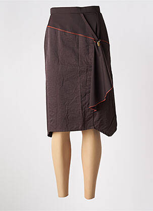 Fustă midi maro FRED SABATIER femeie