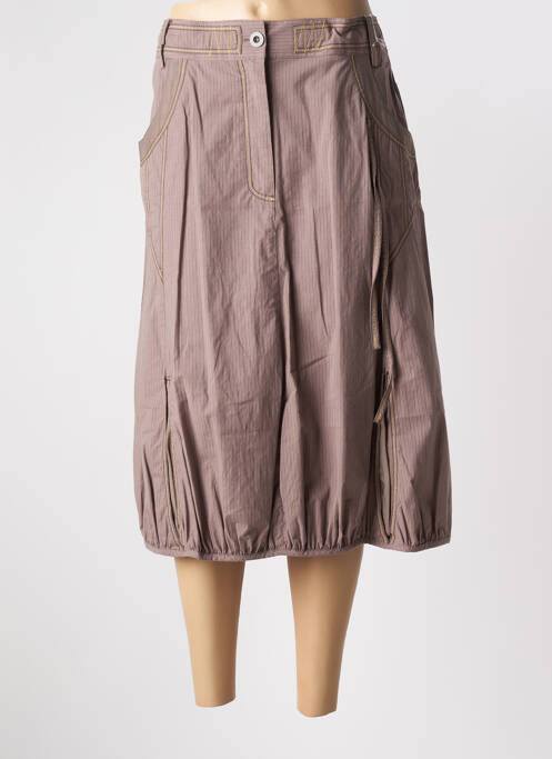 Fustă midi maro FRED SABATIER femeie