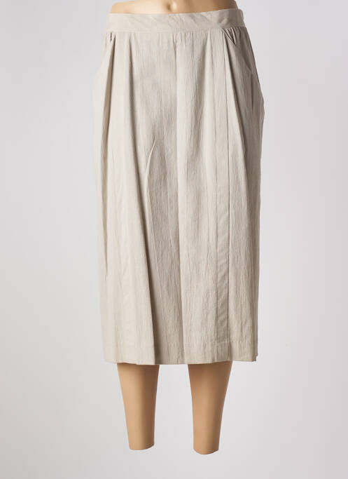 Fustă midi bej DEVERNOIS femeie