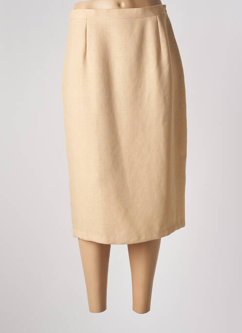 Fustă midi bej GRIFFON femeie