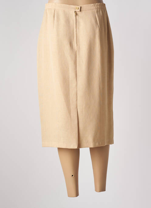 Fustă midi bej GRIFFON femeie