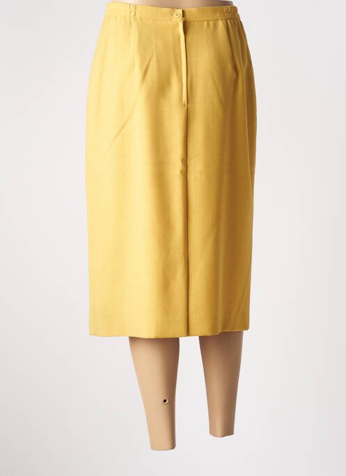 Fustă midi galben PAUL MAUSNER femeie