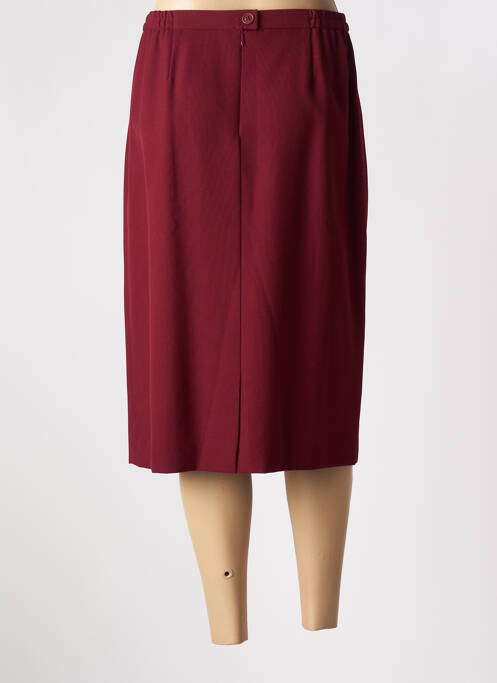 Fustă midi roșu JEAN BIOLAY femeie