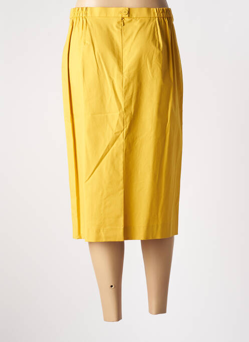 Fustă midi galben JEAN BIOLAY femeie