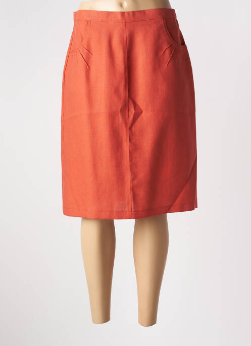 Fustă midi portocaliu QUATTRO femeie
