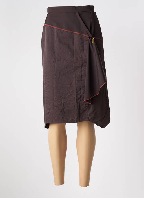 Fustă midi maro FRED SABATIER femeie