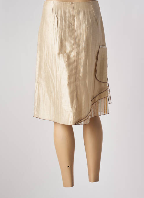 Fustă midi bej QUATTRO femeie