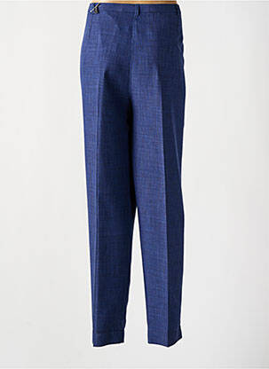 Pantalon drept talie elastică albastru GRIFFON femeie