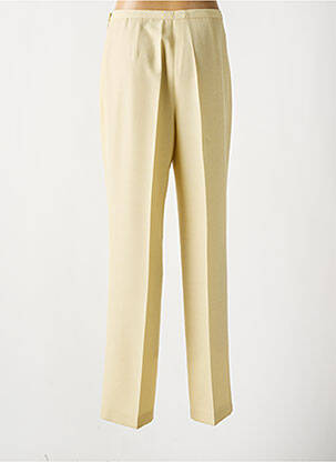Pantalon drept croială dreaptă bej MAFECCO femeie