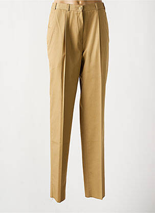 Pantalon drept bej ENZO CAPITANI femeie