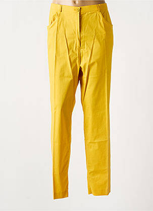 Pantalon drept croială dreaptă galben JEAN BIOLAY bărbat