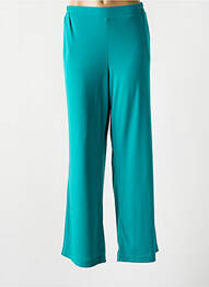 Pantalon drept talie elastică verde GREGORY PAT femme