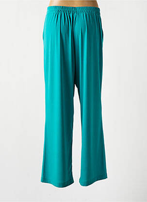 Pantalon drept talie elastică verde GREGORY PAT femeie