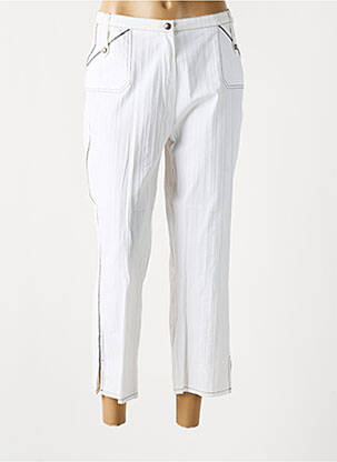 Pantalon 7/8 alb QUATTRO femeie