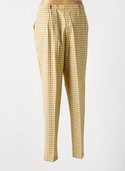 Pantalon drept galben PAUL MAUSNER femeie