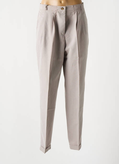 Pantalon drept bej ENZO CAPITANI femeie