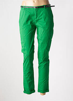 Pantalon chino verde MAISON SCOTCH femeie